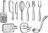 Spoon Cutlery Kitchenware Vectors Utensili Vecteezy Vectorified Vettori Modificare sketch template