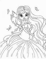 Coloring Fairy Pages Blank Cuddlebugcuties sketch template