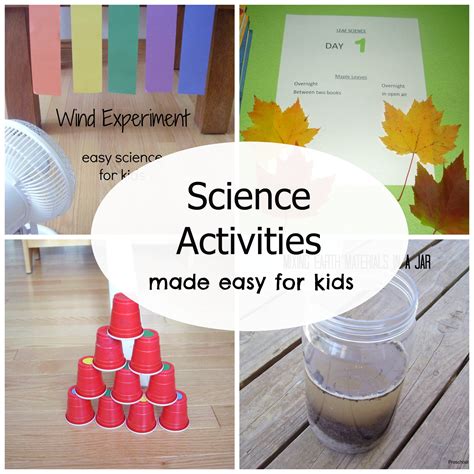 simple science activities  preschoolers preschool toolkit  easy
