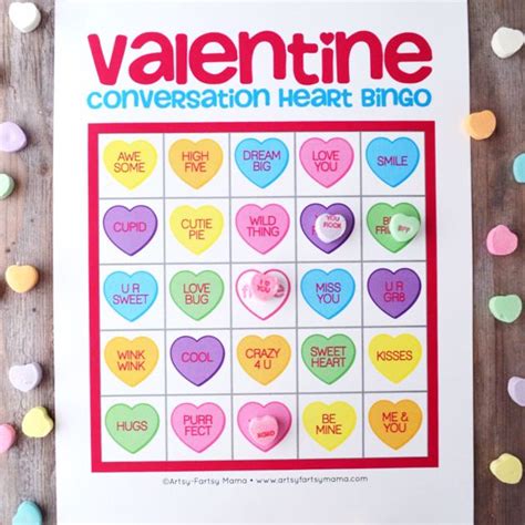 sets   printable valentine bingo cards