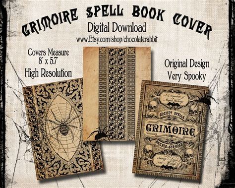 Printable Spell Book Cover Printable Word Searches