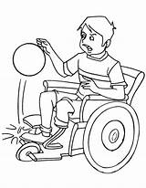 Colorear Discapacitados Handicapped Amputee Disabilities Disability Colouring Silla sketch template