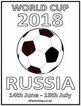 Cup Colouring Coloring Football Printable Russia Eparenting Activities Soccer Kids Visit sketch template