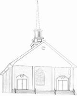 Church Clipart Country Old Svg Transparent Cliparts Sketch Library Color Webstockreview Log sketch template