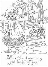 Coloring Christmas Pages Adult Vintage Books Sheets Choose Board Book sketch template