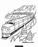Coloring Pages Train Getdrawings Station Trains sketch template