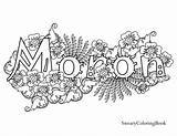 Coloring Pages Swear Word Moron Template sketch template