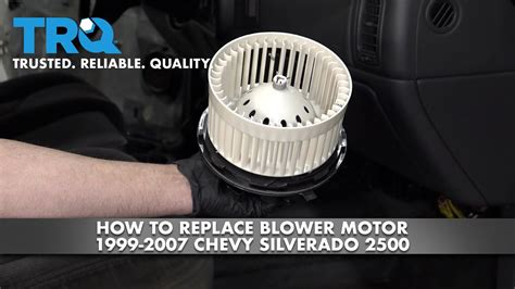 install blower motor  chevy silverado