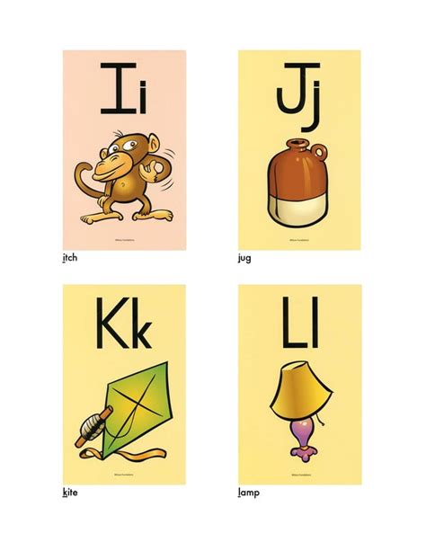 wilson fundations alphabet chart
