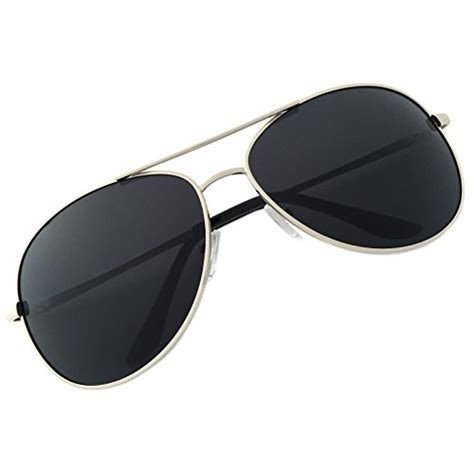 J S Premium Military Style Classic Aviator Sunglasses Polarized 100