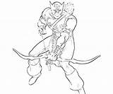 Hawkeye Coloring Pages Capcom Marvel Vs Drawing Character Avengers Abilities Stunning Printable Getcolorings Getdrawings Cartoon Print Drawings sketch template
