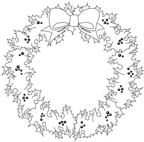 wreath christmas coloring coloring pinterest