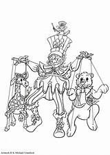Teatro Marionetten Marionnette Malvorlage Coloriage Poppenkast Colorare Disegno Burattini Puppet Puppets Titeres Sheets Ausmalbilder Títeres Ausdrucken sketch template
