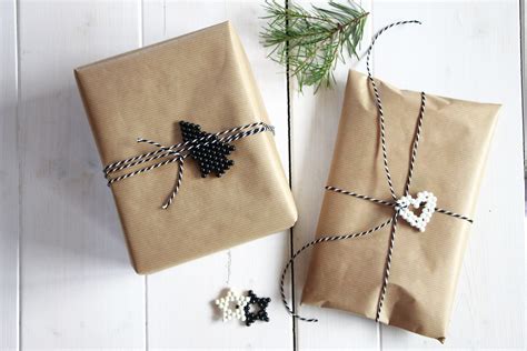 weihnachtsgeschenke verpacken ideen packpapier lavendelblog