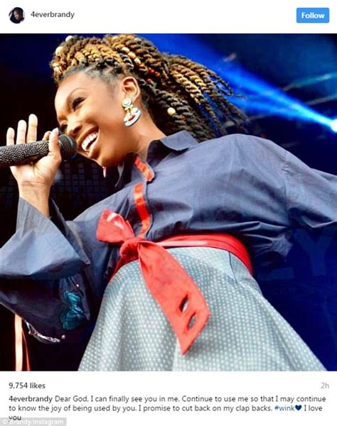 brandy hints she s pregnant with cryptic instagram post daily mail online