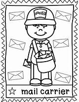 Community Helpers Coloring Sheets sketch template