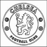 Chelsea Coloring Pages Logo Club Football Line Soccer Fc Madrid Real Printable Kids Sheets Colouring League Premier Manchester City Color sketch template
