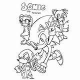 Sonic Coloring Hedgehog Pages Tails Games Printable Team Print Exe Number Drawing Super Color Cartoon Character Shadow Getcolorings Getdrawings Colouring sketch template