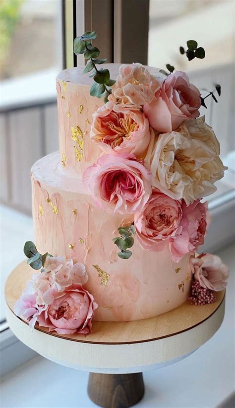 pretty cake ideas    celebration pink textured cake