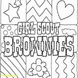 Coloring Scout Girl Brownie Pages Cookie Girls Brownies Scouts Printable Drawing Cookies Kids Promise Daisy Sheets Color Colouring Getdrawings Getcolorings sketch template
