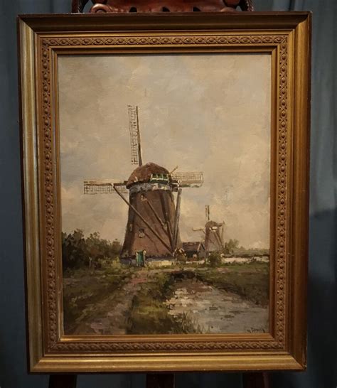 windmill  anton van unen  sold schilderijen timeless interiors