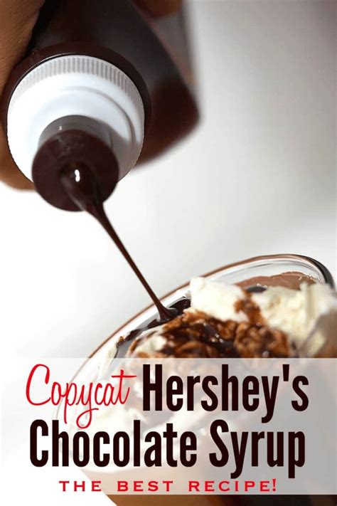 Homemade Hershey S Chocolate Syrup An Easy 5 Minute Recipe