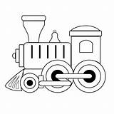 Train Coloring Toy Pages Clipart Engine Printable Trains sketch template