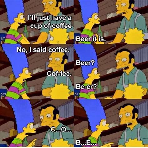 A Classic Beer Moment Simpsons Funny Funny Pictures