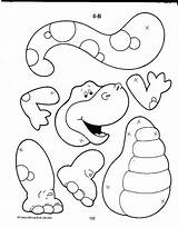 Paste Cut Coloring Pages Animals Getdrawings sketch template
