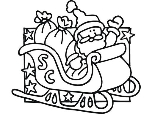 santa coloring pages    clipartmag