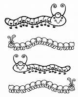 Caterpillar Chenille Printables Worms Caterpillars Preschool Coloring4free Coloringhome Raupe Insetos Coloriages Colorier Popular Lagartas sketch template