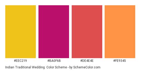 indian traditional wedding color scheme bright schemecolorcom