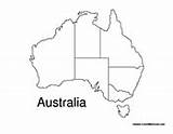 Australia Colouring Map Coloring Flag Pages Australian Globe Colormegood sketch template