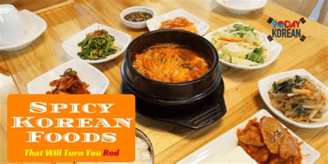 spicy korean foods   turn  red