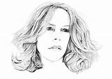 Laurie Strode Print sketch template
