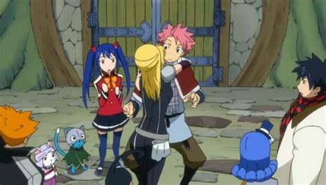 Image The Group Continues To Watch Lucy Hug Natsu