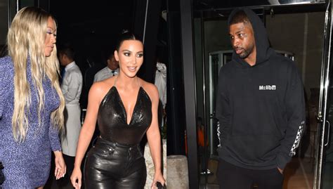 kim kardashian and tristan thompson have dinner date in nyc — pic hollywoodlife