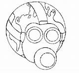 Gas Mask Coloring Earth Pages Getcolorings Coloringcrew Printable sketch template