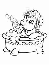 Pony Coloring Little Pages Sweetie Belle Poney Unicorn Coloriage Bain Petit Dessin Bath Imprimer Getcolorings Fait Des Bulles Dans Son sketch template