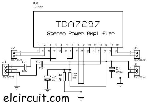 tda power amplifier circuit electronics projects electronics basics electronic circuit