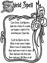 Spells Wiccan Witchcraft Magick Wicca sketch template