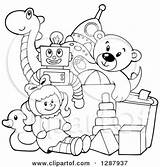 Toys Clipart Box Vector Toy Illustration Visekart Royalty Small sketch template