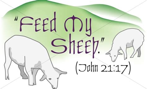 feed  sheep resurrection word art