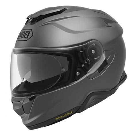 shoei gt air  plain matt deep grey motorcycle helmets  custom lids uk