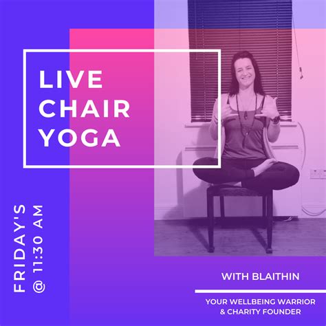 live chair yoga fridays