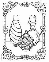 Perfume Bottle Chanel Coloring Pages Sheets Drawing Getdrawings sketch template