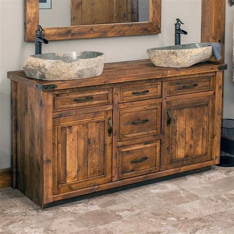 Rusticremodelingideas Rustic Bathroom Vanities Wood Vanity