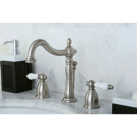 heritage widespread bathroom faucet  drain assembly reviews birch lane