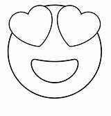 Coloring Pages Emoji Printable Heart Kids Face Emojis Print Cool Herz Freecoloring Laughing Eye Craft Cute Simple Choose Board sketch template