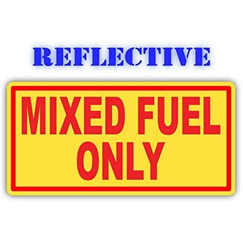reflective diesel fuel  gasoline  mixed fuel  vinyl decal